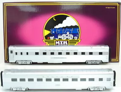 MTH 20-6643 O Santa Fe 70' Streamlined Slpr/Diner Passenger Car Set (Set Of 2) • $149.99