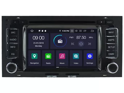  Android 10.0 GPS Navigation DVD Radio Wifi For VW Touareg/Transporter 2004-2011 • $357.68