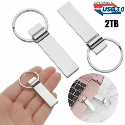 2TB 1TB 256GB USB 3.0 Flash Drives Pen Memory Storage Stick U Disk For PC Laptop • £8.39