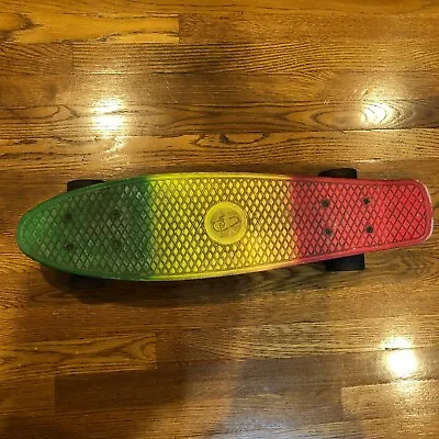 Fish Skateboard Mini Cruiser 22in Red Green Yellow W/ Lighted Wheels • $5
