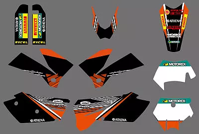 MX Graphics Decals Stickers For KTM 125 200 250 300 400 450 525 EXC 2005-2007 • $48.99