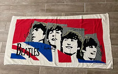 The Beatles Beach Towel 90s Era Apple Corps • $70