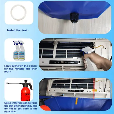 $30.58 • Buy 10pcs Water Pipe Air Conditioner Cleaning Kit Wall Mounted Large Household Split