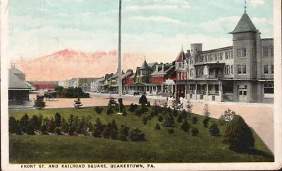 Quakertown PA Pennsylvania West Broad St WB Vintage Postcard 4780 • $7.99