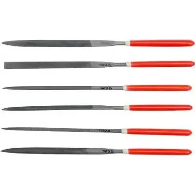 £9.99 • Buy Yato Metal Needle Files Set 6 Pcs Various Sizes Made With GCR15 Bearing Steel