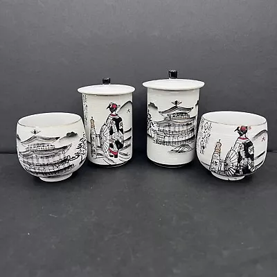 Japanese Tea Set Kinkakuji Temple 4 Piece Set • $45