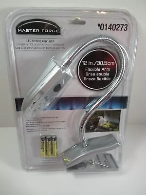 Brand New Master Forge Grill Grilling Clip Light LED 12  Flexible Arm  #0140273 • $6.99