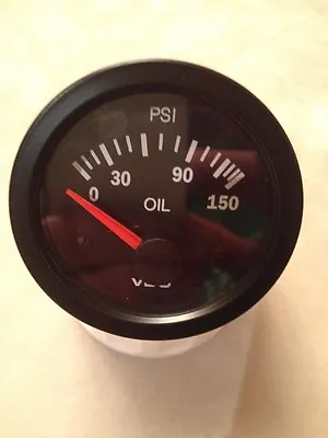 VDO 150 Psi Oil Pressure Gauge~Diesel Engine~Boat~RV~Motorhome~Truck~350 010~12V • $24.95