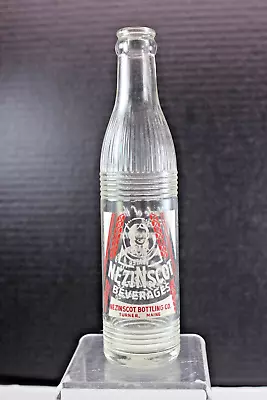 Lady Indian Head ACL Soda Bottle Nezinscot Beverages 8 Oz Turner Maine Nice! • $9.99