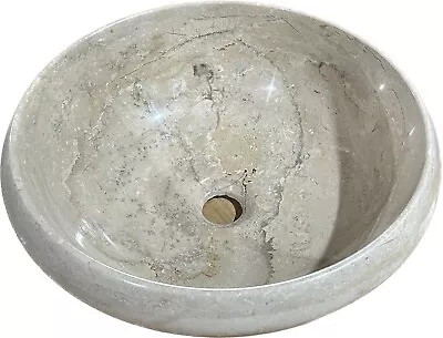 16  Sahara Beige Marble Bathroom Vessel Sink AS-IS Blowout Sale Sink# 444 • $50