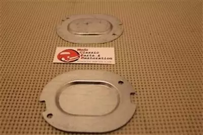 $14.04 • Buy Chevy GM A-body Trunk Floor Pan Notched Drain Plug Plates Set Of 2 New
