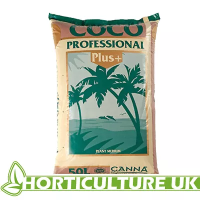 Canna Coco Professional Plus 50 Litres Coco Medium Soil Media Coir FREE DELIVERY • £22.95