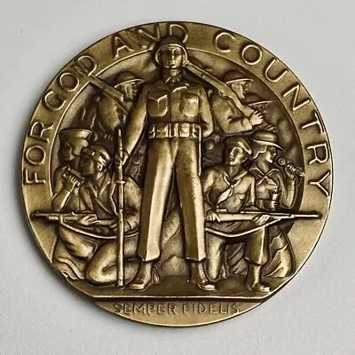 American Legion School Award Bronze Medal Medallic Art Co Renier • $24.99