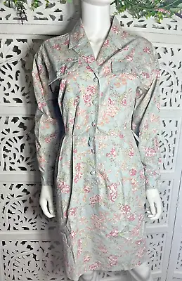 Vintage Laura Ashley Women's Floral Button Front Dress Size 6 As Is • $13.44