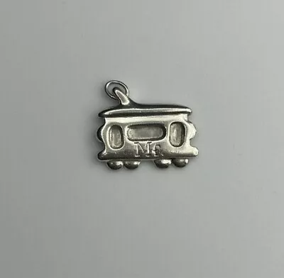 Retired  Mignon Faget Street Car Train Sterling Silver Charm • $90