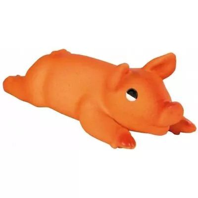 Trixie Latex Sucking Pig Squeaky Dog Toy Fun Rubber Chew Toy With Sounds - 13cm • £6.26