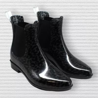 INC International Concepts Womens Vinyl Ankle Rain Boots • $49