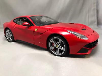 Hot Wheels Elite Ferrari F12 Berlinetta Red Scale 1:18 Diecast X5474 • $225