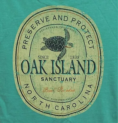 T-Shirt SM  Oak Island Sea Turtle Sancutary  NC T-Shirt • $5.24