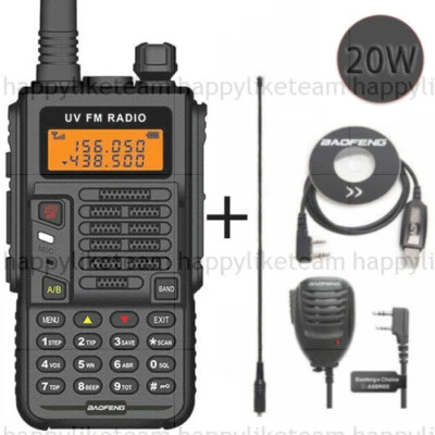 $91 • Buy Baofeng X5 Plus 128 Channel Uhf Vhf Dual Band Two Way Ham Radio Walkie Talkie US