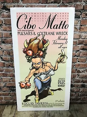 Derek Hess: Cibo Matto - Concert Poster - Signed & Numbered Limited Edition • $150