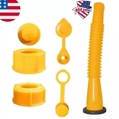 Replacement Gas Can Spout Nozzle Vent Kit For Plastic Gas Cans Old Style Cap • $5.94