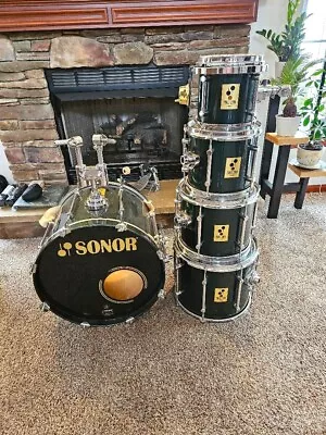 SONOR Force 3000 Drum Kit Early 90's German Birch BOP Sizes • $1425