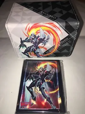 Vanguard Majesty Lord Blaster MLB Card Sleeves + Magnetic Leather Deck Box Case • $44.80