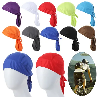 $3.99 • Buy Cooling Helmet Liner Do Dew Rag Skull Cap Beanie For Men Bandana Head Wrap Hat