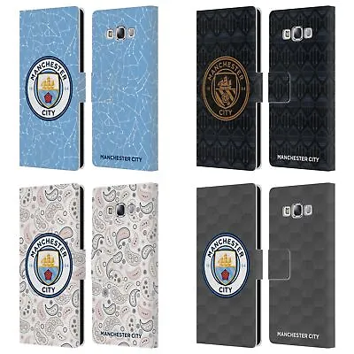 Man City Fc 2020/21 Badge Kit Leather Book Case For Samsung Phones 3 • £17.95