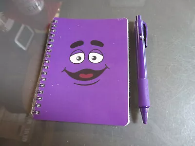 RARE-COOL-New-Purple Grimace McDonald’s Spiral Notebook Notepad With Pen Set • $19.99