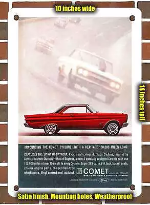 METAL SIGN - 1964 Mercury Comet Cyclone - With A Heritage 100000 Miles Long • $24.61