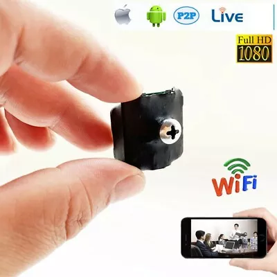 WIFI Wireless IP HD 1080P Silver Screw Camera Mini Micro Smallest Video Recorder • $28.50