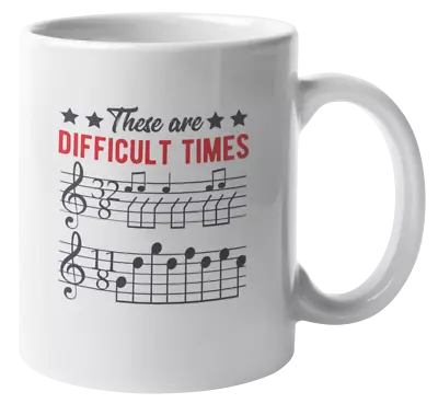 Time Signature Music Notes Pun Ceramic Coffee & Tea Mug • $14.99