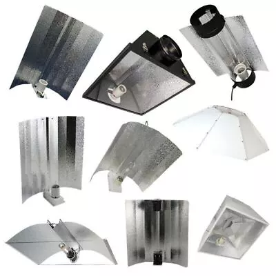 £22.50 • Buy Hydroponics Reflectors Euro Wing Cool Air Cooled Parabolic Adjustable Light Kit