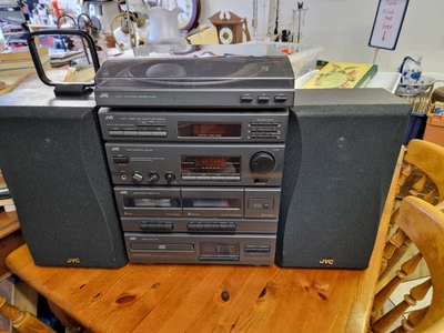 £25 • Buy Vintage JVC HiFi System, With Speakers