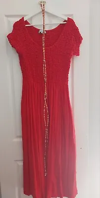 $25 • Buy Mombasa Rosa Dress - Red Size XL