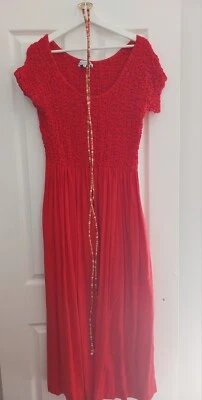 $25 • Buy Mombasa Rosa Dress - Red Size XL