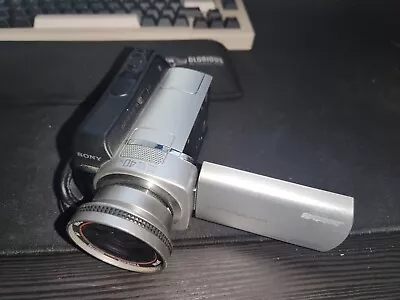Sony Handycam DCR-SR46 Camcorder Silver Digital Video Camera. No Charger  • $55