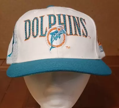 Vintage Miami Dolphins Snapback Hat Cap Sport Specialist Pro Line Wool • $99.99