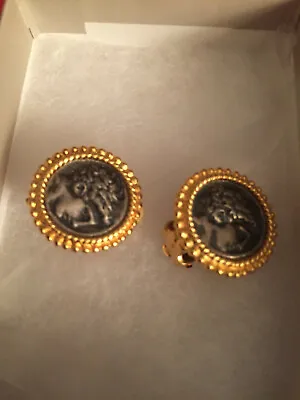 NEW W/box Metropolitan Museum Of Art Mint Old Stock ALEXANDER THE GREAT Earrings • $130