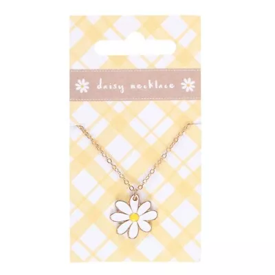 Daisy Flower Pendant Necklace Spring Summer Floral Mothers Day Gift UK BUSINESS • £4.99