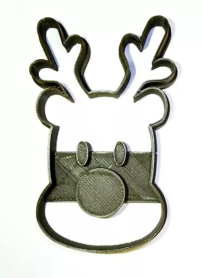 Rudolph Red Nosed Reindeer Santa's Sleigh Christmas Cookie Cutter Usa Pr2032 • $2.99