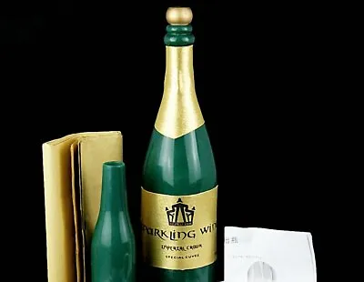 New Vanishing Champagne Bottle  - LATEX  Green Magic TrickMagic LotStage Magic • $39.99