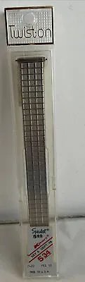 Speidel Watch Band Twist-On Silver Stainless Steel Metal Case 2520 NOS Vintage • $15.40