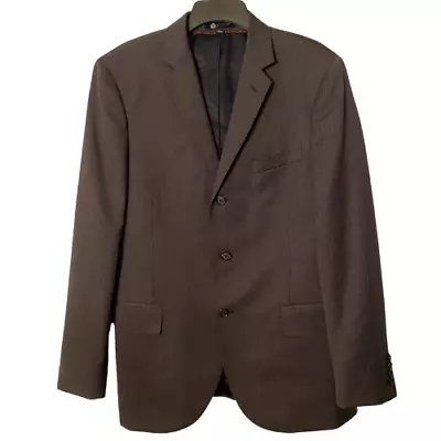 J Crew Legacy Sportcoat 100% Italian Wool Suit Jacket Blazer 40R Gray  3 Button • $32.99