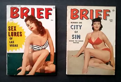  Brief  Digest Magazines Two Issues 1953-1964 Girly Pin Up  Mamie Van Doren  • $24.99