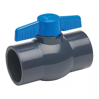 Zoro Select 107-638-Npg 2  Socket Pvc Ball Valve Inline • $9.19