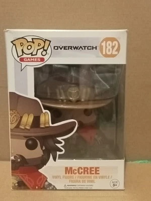 $17.40 • Buy Overwatch American McCree, FUNKO Pop Vinyl, Figure #182, Good Condition.