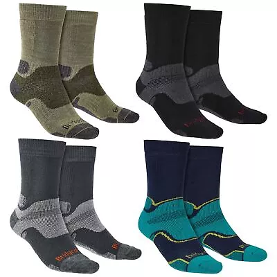 Bridgedale - Mens Hiking Midweight Merino Wool Performance Boot Socks • $31.10